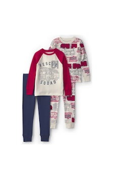 Carter's Erkek Bebek 4'lü Pijama Takımı Kırmızı 1w130510