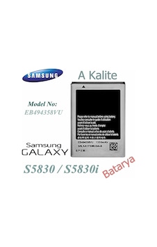 Samsung Uyumlu Galaxy Ace S5830 S5660 S5670 S5830İ Batarya Eb494358Vu A Samsung Uyumlu Galaxy Ace S5830 S5660 S5670 S5830İ Batarya Eb494358Vu A