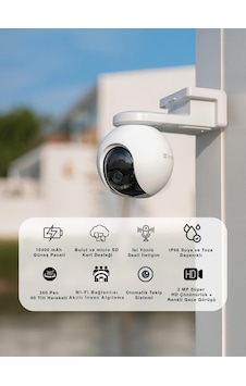 Hb8 2k Akıllı Pille Çalışan Yatay Ve Dikey Hareketli Wi-fi Kamera Fynix Teknoloji-132262 Hb8 2k Akıllı Pille Çalışan Yatay Ve Dikey Hareketli Wi-fi Kamera Fynix Teknoloji-132262