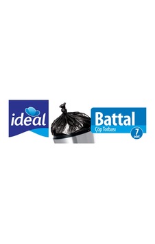 İdeal Battal Boy Çöp Poşeti 7'li 70x95 Cm, Sızdırmaz Yırtılmaz Ba İdeal Battal Boy Çöp Poşeti 7'li 70x95 Cm, Sızdırmaz Yırtılmaz Ba