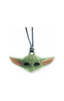 Chantaky 104 40 Mineli Yoda Kolye Deri İp Chantaky 104 40 Mineli Yoda Kolye Deri İp