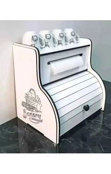 Ekmeklik,havluluk,baharat Rafı Beyaz Ekmeklik,havluluk,baharat Rafı Beyaz