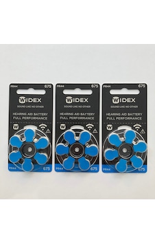 WİDEX İŞİTME CİHAZI 675 NUMARA PİL 3 PAKET WİDEX İŞİTME CİHAZI 675 NUMARA PİL 3 PAKET