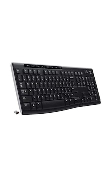 Logitech K270 Kablosuz Usb Q Tr Multimedya Siyah Klavye