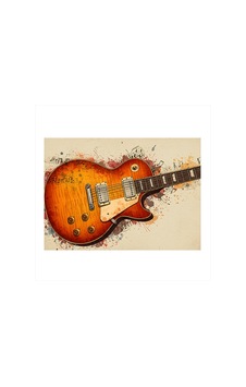 Klasik Elektro Gitar Dekoratif Mdf Tablo Klasik Elektro Gitar Dekoratif Mdf Tablo