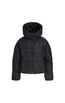 Jack & Jones Kadin Yüksek Dik Yaka Puffer Ceket - Maeve - 12298773 Siyah