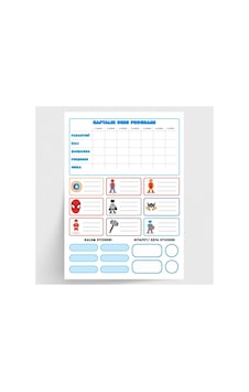 Lexroo Kahraman Figürlü İsimlik, Ders Programı, Kalem Ve Eşya Sticker Seti, Mavi 10 Sayfa Standart Lexroo Kahraman Figürlü İsimlik, Ders Programı, Kalem Ve Eşya Sticker Seti, Mavi 10 Sayfa Standart