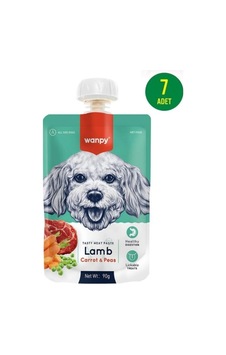 Wanpy Kuzu Havuç Köpek Et Ezmesi 90 Gr X 7 Wanpy Kuzu Havuç Köpek Et Ezmesi 90 Gr X 7