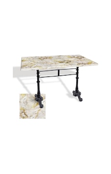 Çipa 3002 Döküm Ayak Masa 70x120 Cm - Werzalit, Wermodin Ve Allzalit Tabla - Gold Çok Renkli Çipa 3002 Döküm Ayak Masa 70x120 Cm - Werzalit, Wermodin Ve Allzalit Tabla - Gold Çok Renkli