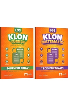 Mozaik Yayınları 8. Sınıf Lgs Türkçe Ve Matematik 27'li Klon Deneme Seti Mozaik Yayınları 8. Sınıf Lgs Türkçe Ve Matematik 27'li Klon Deneme Seti