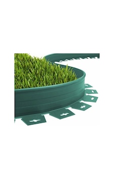 Hd Gurup Çim Ayırıcı / Sınırlandırıcı Plastik Ayraç 5 Metre Yeşil