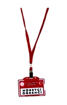 Nöbetçi Öğrenci Yaka Kartı İpli - 2 Adet Nöbetçi Öğrenci Yaka Kartı İpli - 2 Adet