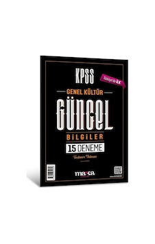 Marka Kpss Güncel Bilgiler 15 Deneme Çözümlü Marka Yayınları Marka Kpss Güncel Bilgiler 15 Deneme Çözümlü Marka Yayınları