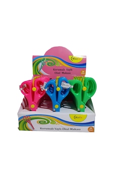 Bafix Okul Makası Korumalı Yaylı 13.5 Cm 24 Lü Paket Bafix Okul Makası Korumalı Yaylı 13.5 Cm 24 Lü Paket
