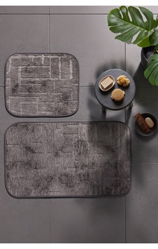Barite 2'li Banyo Paspası Antrasit Barite 2'li Banyo Paspası Antrasit