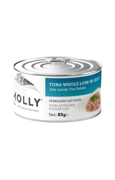 Molly Jöle İçinde Ton Balıklı Tahılsız Kısırlaştırılmış Yetişkin Kedi Konservesi 85 Gr Molly Jöle İçinde Ton Balıklı Tahılsız Kısırlaştırılmış Yetişkin Kedi Konservesi 85 Gr