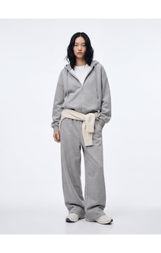 LTB Relaxed Fit Fermuarlı Kapüşonlu Gri Sweatshırt LTB Relaxed Fit Fermuarlı Kapüşonlu Gri Sweatshırt