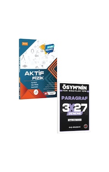 2027 Aktif Öğrenme 2027 Tyt Fizik 0 Dan Başlayanlara+evp Akademi 3x27 Paragraf Deneme 2027 Aktif Öğrenme 2027 Tyt Fizik 0 Dan Başlayanlara+evp Akademi 3x27 Paragraf Deneme