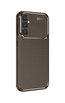 Samsung Galaxy Uyumlu S25 Plus Kılıf Auto Focus Karbon Kapak - Kahverengi Çr Samsung Galaxy Uyumlu S25 Plus Kılıf Auto Focus Karbon Kapak - Kahverengi Çr
