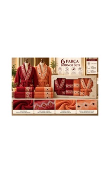 Slc Home 6 Parça Lüx Aile Bornoz Seti % 100 Pamuk Kutulu Şık Desenli İşlemeli Turuncu - Kırmızı - 939937392 Turuncu - Kırmızı Slc Home 6 Parça Lüx Aile Bornoz Seti % 100 Pamuk Kutulu Şık Desenli İşlemeli Turuncu - Kırmızı - 939937392 Turuncu - Kırmızı