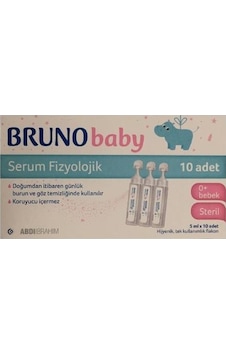 Bruno Baby Serum Fizyolojik 5 ml 10 Flakon Bruno Baby Serum Fizyolojik 5 ml 10 Flakon