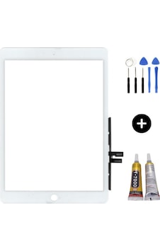 Apple Uyumlu iPad 5.nesil A1822-a1823 A Kalite Dokunmatik Beyaz + Montaj Seti Apple Uyumlu iPad 5.nesil A1822-a1823 A Kalite Dokunmatik Beyaz + Montaj Seti