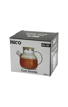 1000ml Abartma Desen Cam Demlik Bambu Dış Yüzey - Metal İç Yüzey - Silikon Contalı Kapak Bx40 Açık Krem 1000ml Abartma Desen Cam Demlik Bambu Dış Yüzey - Metal İç Yüzey - Silikon Contalı Kapak Bx40 Açık Krem
