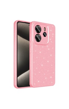 Xiaomi Redmi Note 14 5g Kılıf Kamera Korumalı Simli Lüks Zore Koton Kapak Açık Pembe Xiaomi Redmi Note 14 5g Kılıf Kamera Korumalı Simli Lüks Zore Koton Kapak Açık Pembe