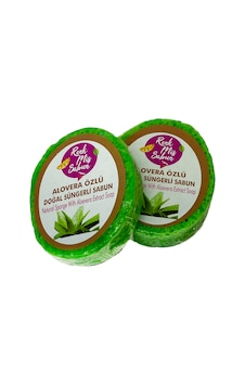Renk Mis Sabun Aloe Vera Özlü Doğal Süngerli Katı Sabun 1 Adet Renk Mis Sabun Aloe Vera Özlü Doğal Süngerli Katı Sabun 1 Adet