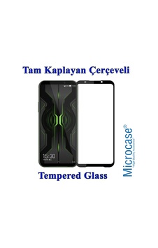 Xiaomi Black Shark 2 Pro Tam Kaplayan Çerçeveli Temper Cam Siyah Xiaomi Black Shark 2 Pro Tam Kaplayan Çerçeveli Temper Cam Siyah