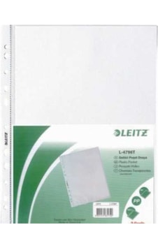Leitz Poşet Dosya 100"lü 4796 A4 Leitz Poşet Dosya 100"lü 4796 A4