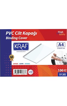 Kraf A4 Şeffaf Cilt Kapağı 512g Kraf A4 Şeffaf Cilt Kapağı 512g