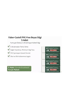 Northcity Pvc Free Beyaz Silgi 5 Adet - İz Bırakmayan Yumuşak Okul Silgisi Northcity Pvc Free Beyaz Silgi 5 Adet - İz Bırakmayan Yumuşak Okul Silgisi