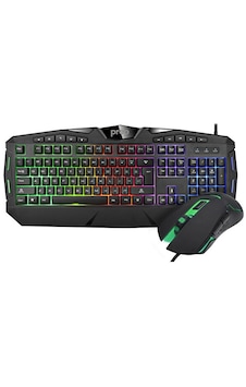 Preo KMG01 RGB Aydınlatma Kablolu Klavye Mouse Set Optik Preo KMG01 RGB Aydınlatma Kablolu Klavye Mouse Set Optik
