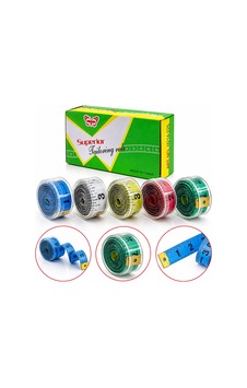 12 Adet Superior Şerit Mezura Mezro 1.5mt Plastik Kutulu 5468