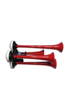24v Havalı Korna Kırmızı 4 Borulu Düz 1 Ad 24v Havalı Korna Kırmızı 4 Borulu Düz 1 Ad