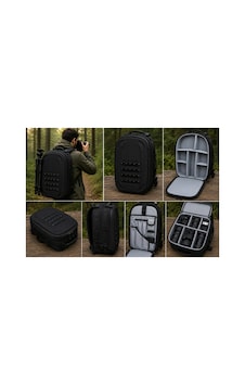 Att Photo Bag Siyah Fotoğrafçılık Ve Kamera Ekipman Çantası Laptop, Dslr, Lens Ve Tripod Uyumlu