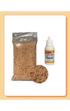 Pond Stick Karışık Japon Balığı Yemi 250gr + Fish-vit Balık Vitamini Pond Stick Karışık Japon Balığı Yemi 250gr + Fish-vit Balık Vitamini