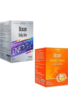 Ocean C Vitamin 30 Tablet + Daily One Multivitamin Energy 30 Tablet Ocean C Vitamin 30 Tablet + Daily One Multivitamin Energy 30 Tablet