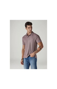 Levi's Erkek Mor Dokulu Fitilli Polo Tişört-004lx-0013 Levi's Erkek Mor Dokulu Fitilli Polo Tişört-004lx-0013