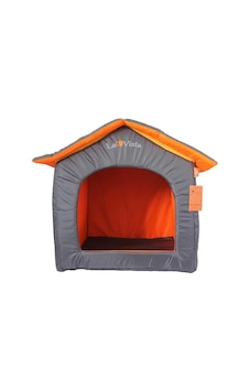 La Vista Dış Mekan Kedi Ve Küçük Köpek Evi Füme 40-45-45cm