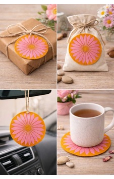 El Yapımı Dekoratif Aksesuar 15cm 45807552