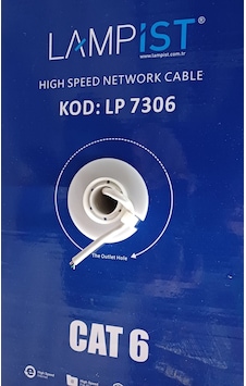 Cat 6 İnternet Kablosu 23 Awg -25 Metre