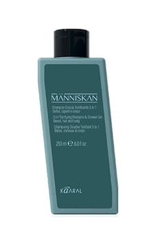Kaaral Manniskan 3 İn 1 Saç Sakal ve Vücut Şampuanı 250 ML