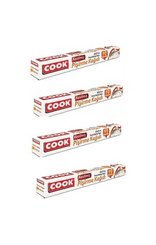 Cook Yağlı Pişirme Kağıdı 37Cmx42Cm 10 Adet 4 Paket Cook Yağlı Pişirme Kağıdı 37Cmx42Cm 10 Adet 4 Paket