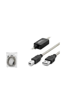 Hadron Hdx7559 Usb Prınter Kablosu 10m Sılver Hadron Hdx7559 Usb Prınter Kablosu 10m Sılver
