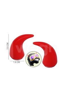 Direksiyon - 939 - Ve Kask Üstüne Takılan Boynuz - Csmo-tex - Aparatı Kırmızı Direksiyon - 939 - Ve Kask Üstüne Takılan Boynuz - Csmo-tex - Aparatı Kırmızı