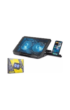 Hadron HDX4253 Ledli Çift Fanlı Telefon Standlı Notebook Soğutucu Hadron HDX4253 Ledli Çift Fanlı Telefon Standlı Notebook Soğutucu
