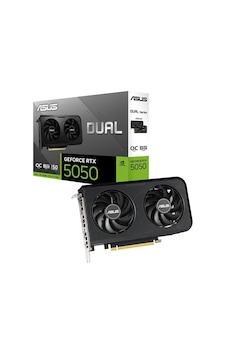 Asus RTX 5050 Dual OC Edition DUAL-RTX5050-O8G 128 Bit GDDR6 8 GB Ekran Kartı
