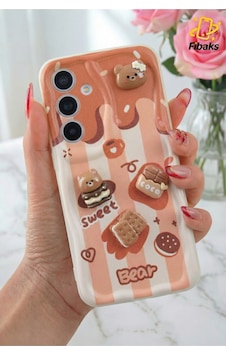 Fibaks Galaxy S20 Fe Uyumlu Kılıf Tasarımlı Desenli Kamera Korumalı Ayıcık Bisküvi Renkli Cofffe Silikon Fibaks Galaxy S20 Fe Uyumlu Kılıf Tasarımlı Desenli Kamera Korumalı Ayıcık Bisküvi Renkli Cofffe Silikon